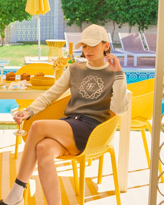 Heart Fair Liar Symbol Knit (Grey)