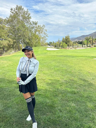 Side logo wide Ribbon visor (Black)