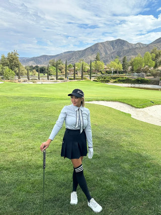 Side logo wide Ribbon visor (Black)