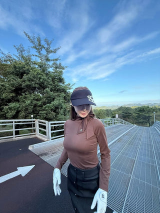 Suede Bonded Skirt (Black)