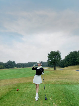 Logo Knit Muffler (Ivory)