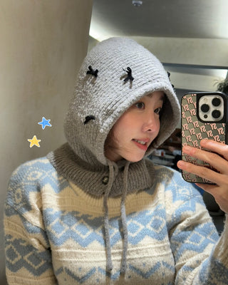 Knit Baraclava (Grey)