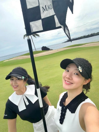 Crochet Collar Sleeveless Knit (White)