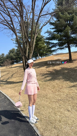 Shushu Ribbon Cardigan (Coral)