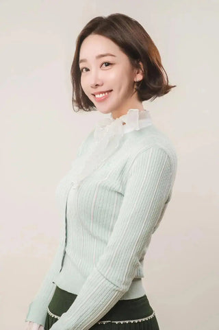 Fair Liar Multi Color Cable cardigan (Mint)