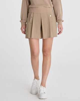Hidden Culottes Short Pants (Beige)