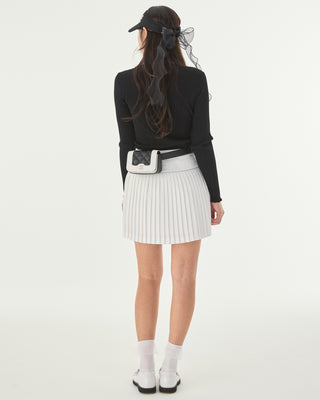 Ribbon Shirring Knit (Black)