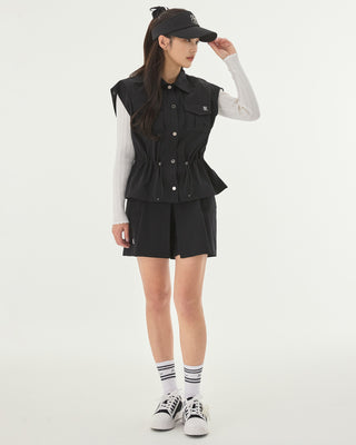 Hidden Culottes Short Pants (Black)