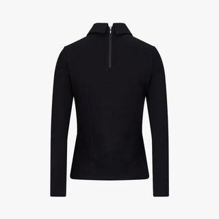 Double Frill Ribbon Knit (Black)