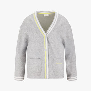 Loose Fit Pocket Cardigan (Grey)