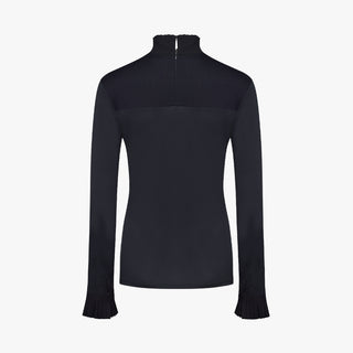 Frill Windproof Tshirt (Black)