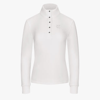 Turtle-neck Brushed Tshirt (Ivory)