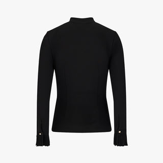 Tie Mockneck Tshirt (Black)