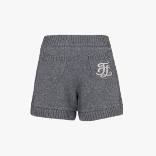 Windproof Knit Shorts (Charcoal Grey)