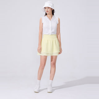 Organza Shoelace Sneaker Golfshoes (White)