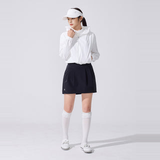 Lace Scarf Visor (White)