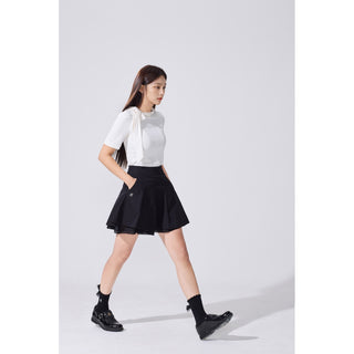 Quilted Buckle Loafers (Black)