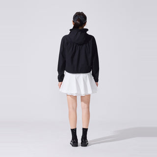 Lace Double Flare Skirt (White)