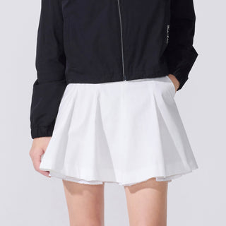 Lace Double Flare Skirt (White)
