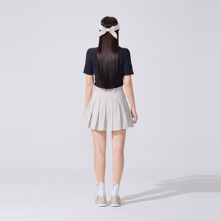 Twinkle Pleated Skirt (Beige)