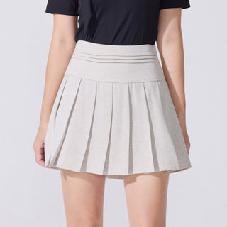 Twinkle Pleated Skirt (Beige)