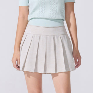 Twinkle Pleated Skirt (Beige)
