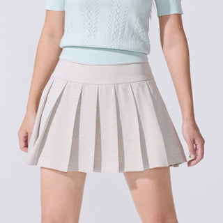 Twinkle Pleated Skirt (Beige)