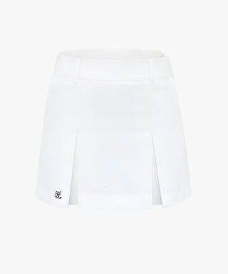 Twin Pleated Skirt (Black)